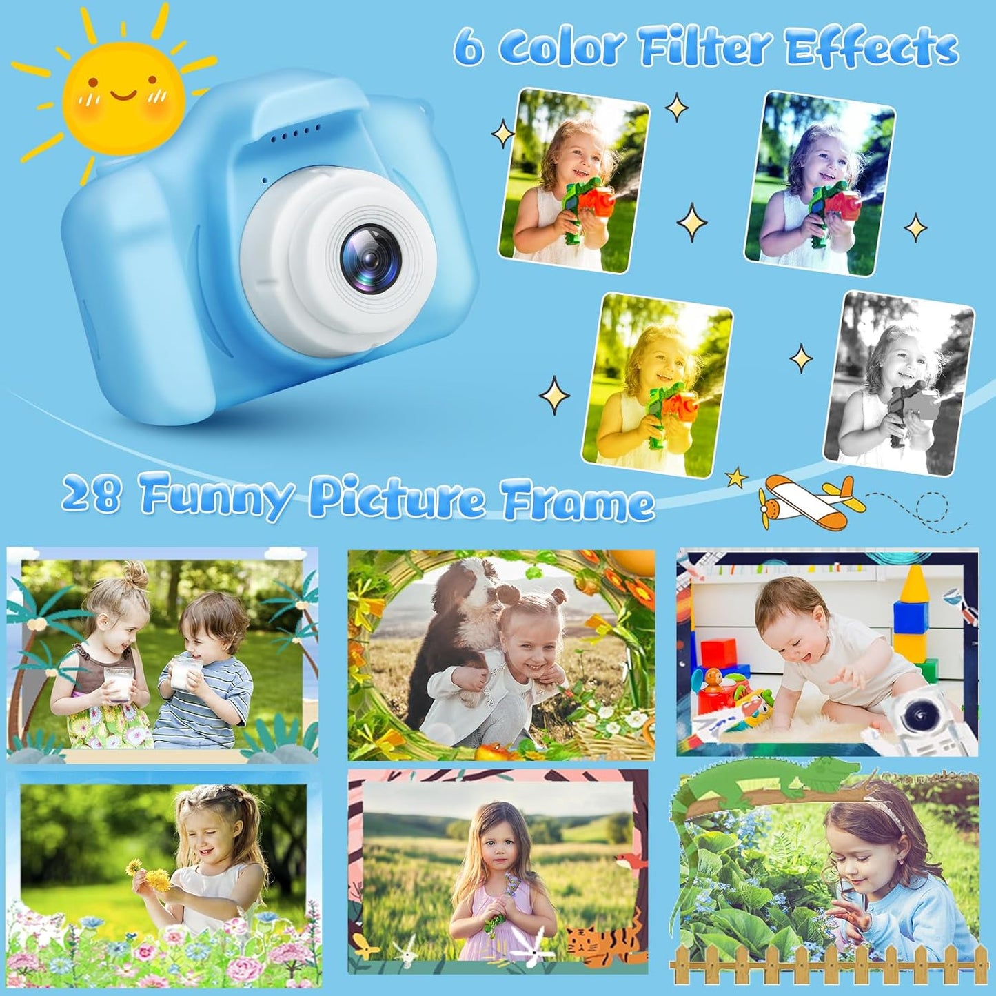 Children Mini Digital Camera Can Take Pictures Video Small Sir Toys