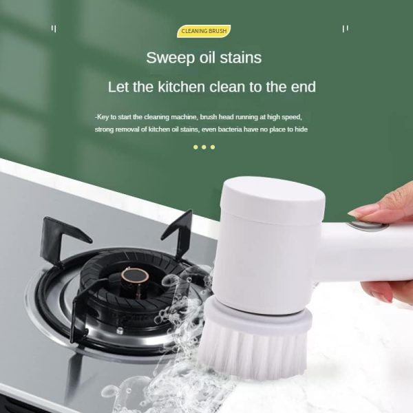 Magic Brush Wireless Battery Cleaning Brush Bathtub