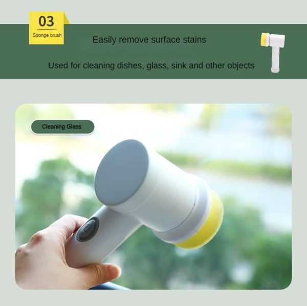 Magic Brush Wireless Battery Cleaning Brush Bathtub