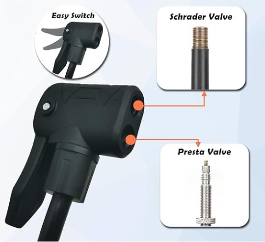 Heavy Duty Foot Pump For Bike, Ball, Scooter, Car